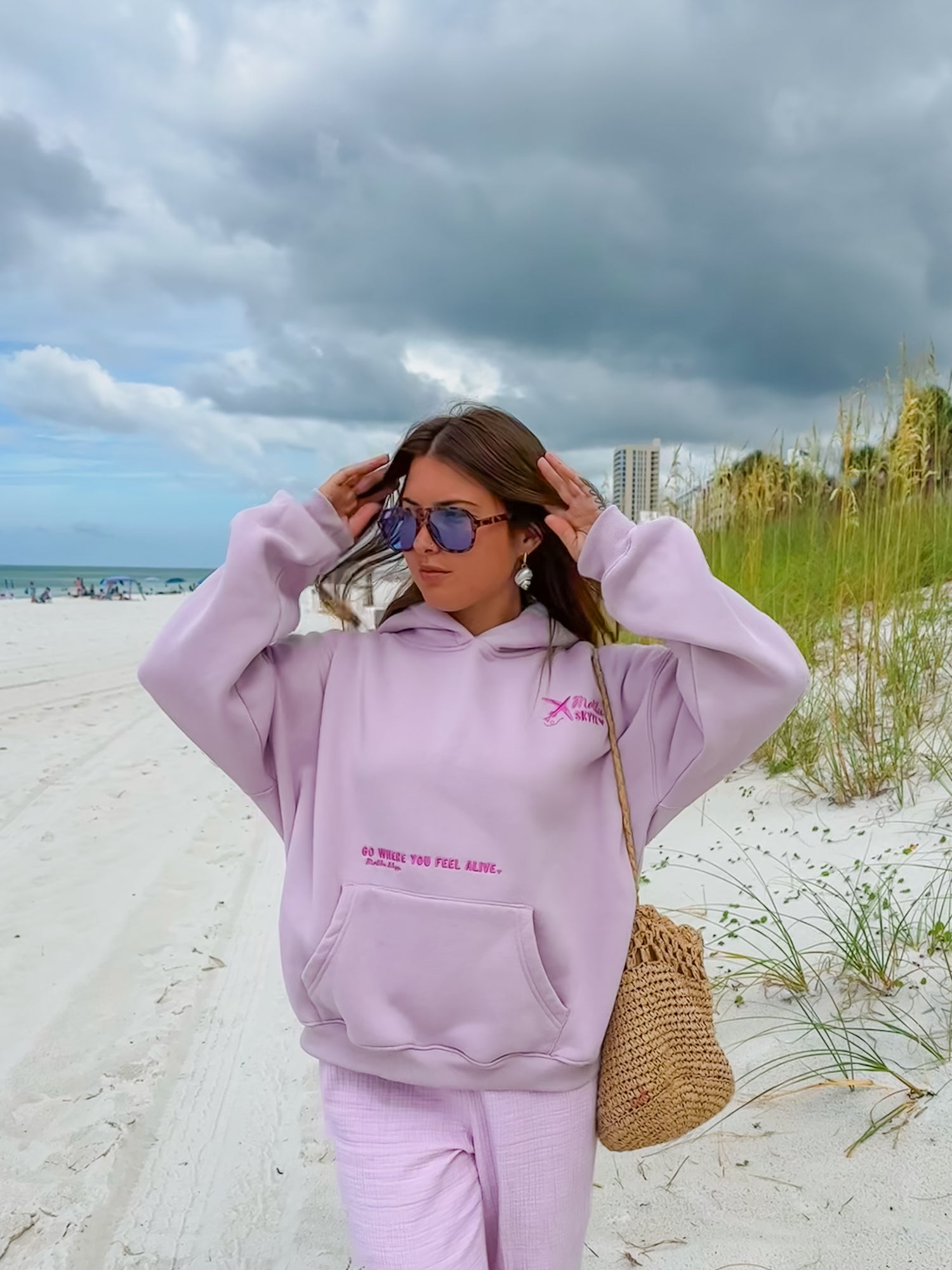 Feel Alive Hoodie (Sunset Orchid)