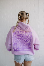 “Under the Palms” Hoodie - Purple