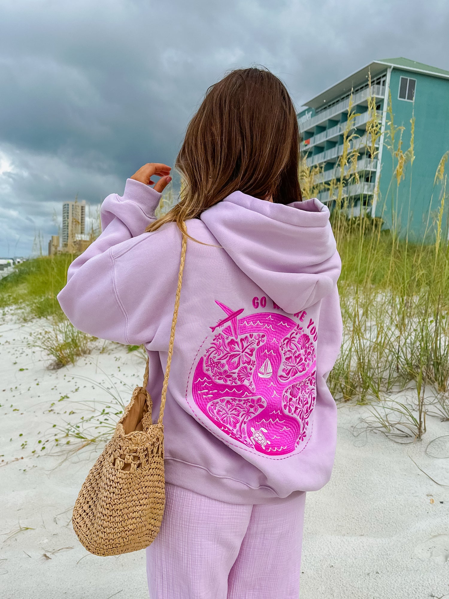 Feel Alive Hoodie (Sunset Orchid)