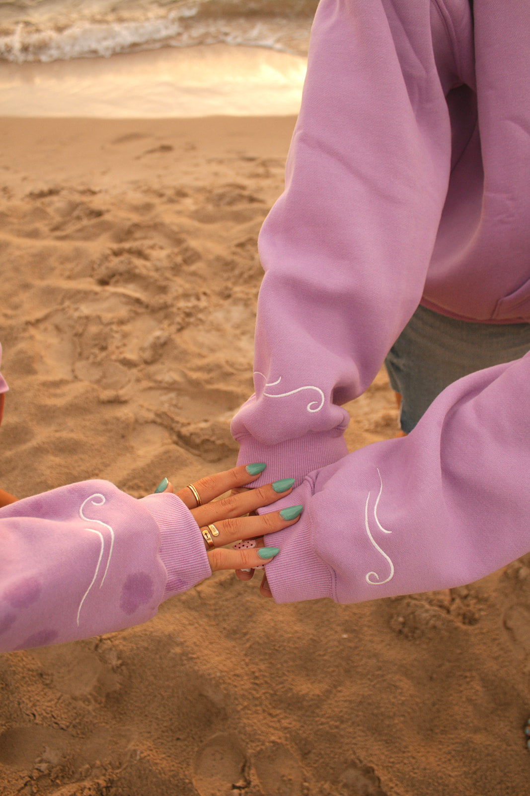 Where the Flowers Meet the Ocean (Violet)
