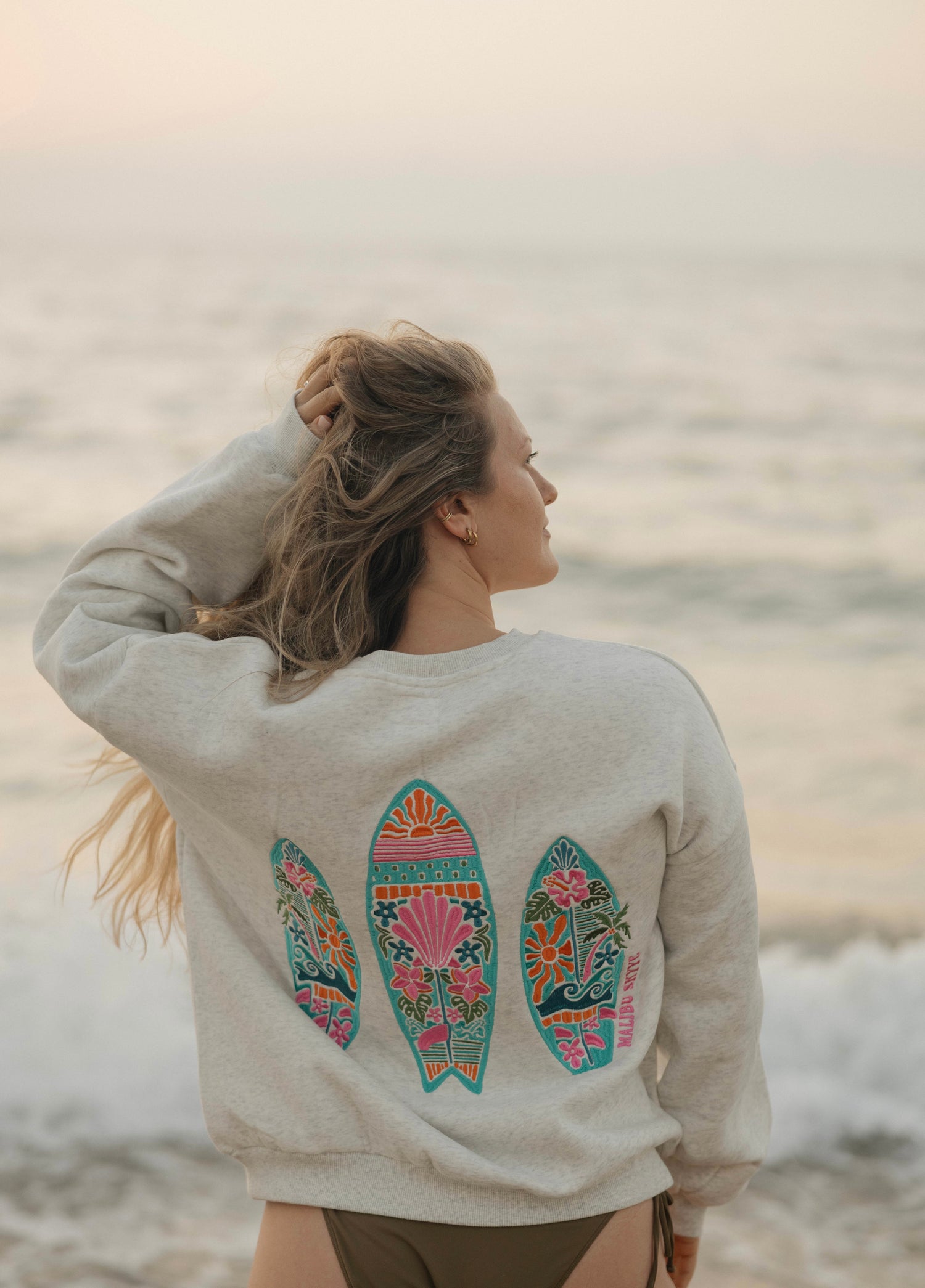Sunny Surf Crewneck - Multi