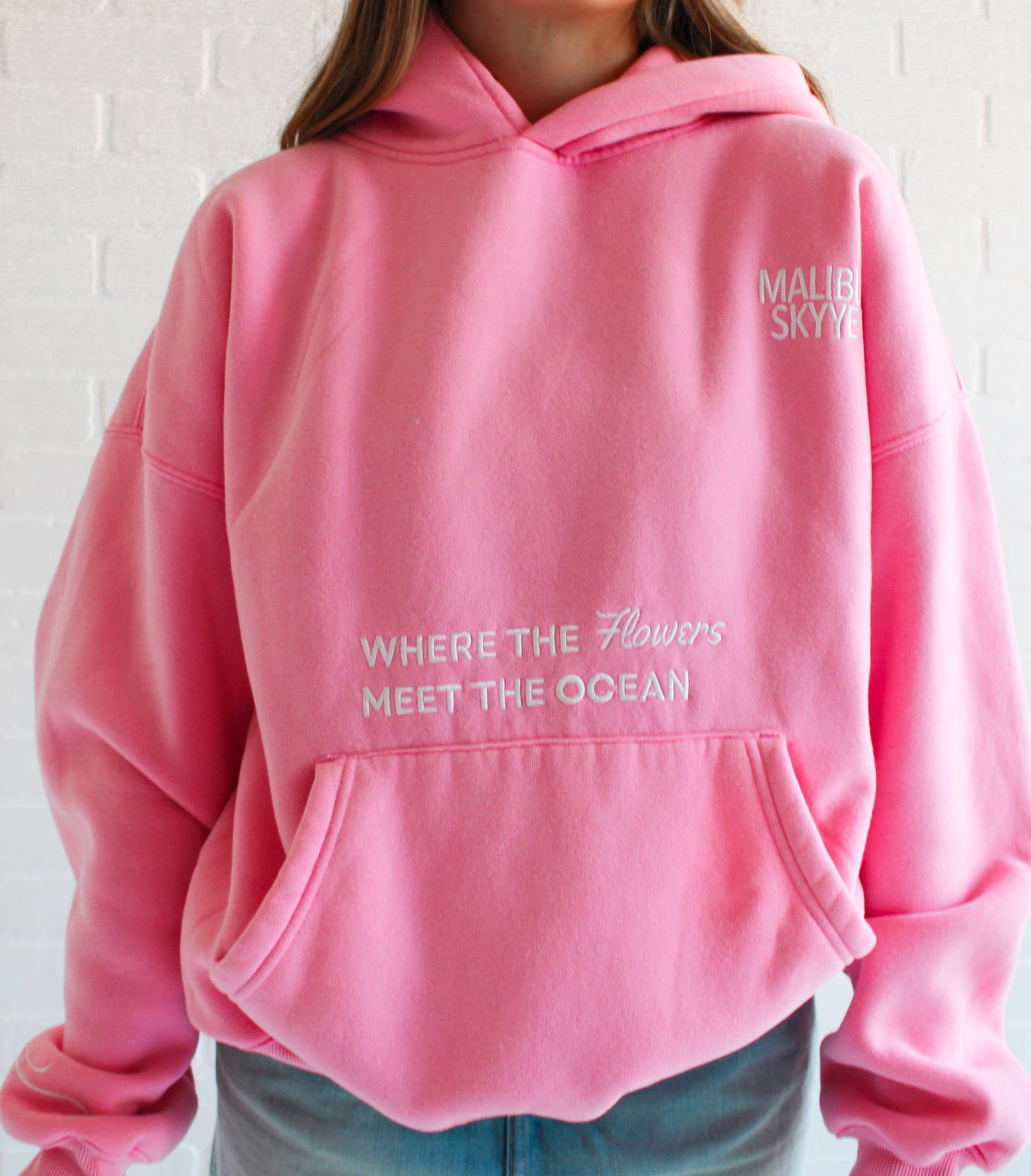 Where the Flowers Meet the Ocean (Bubblegum Pink)