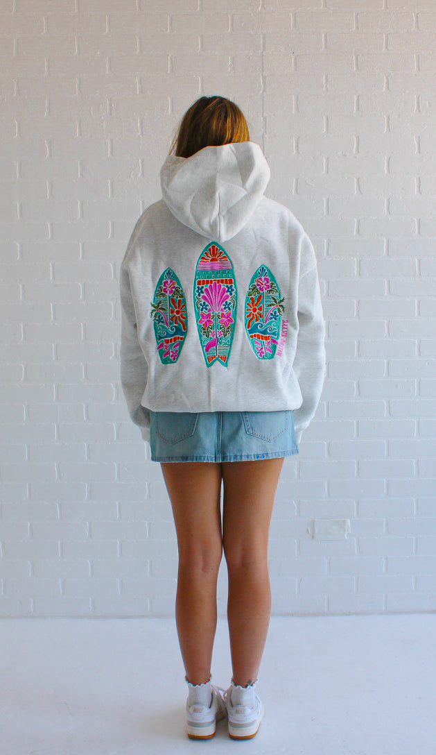 Sunny Surf Hoodie- Multicolor