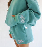 Home is Wherever You Are Shorts - Evergreen