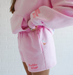 Home is Wherever You Are Shorts- Peony Pink