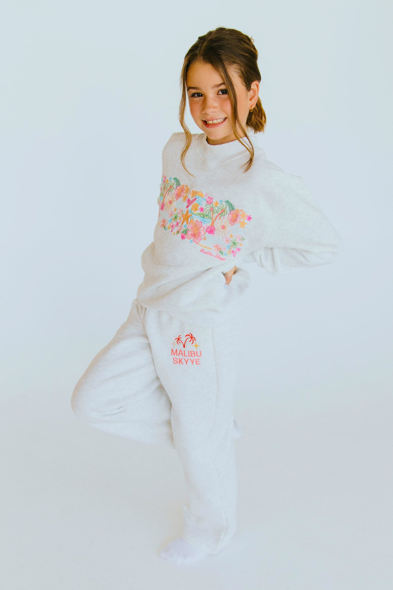 Girls' Pure Paradise Mockneck