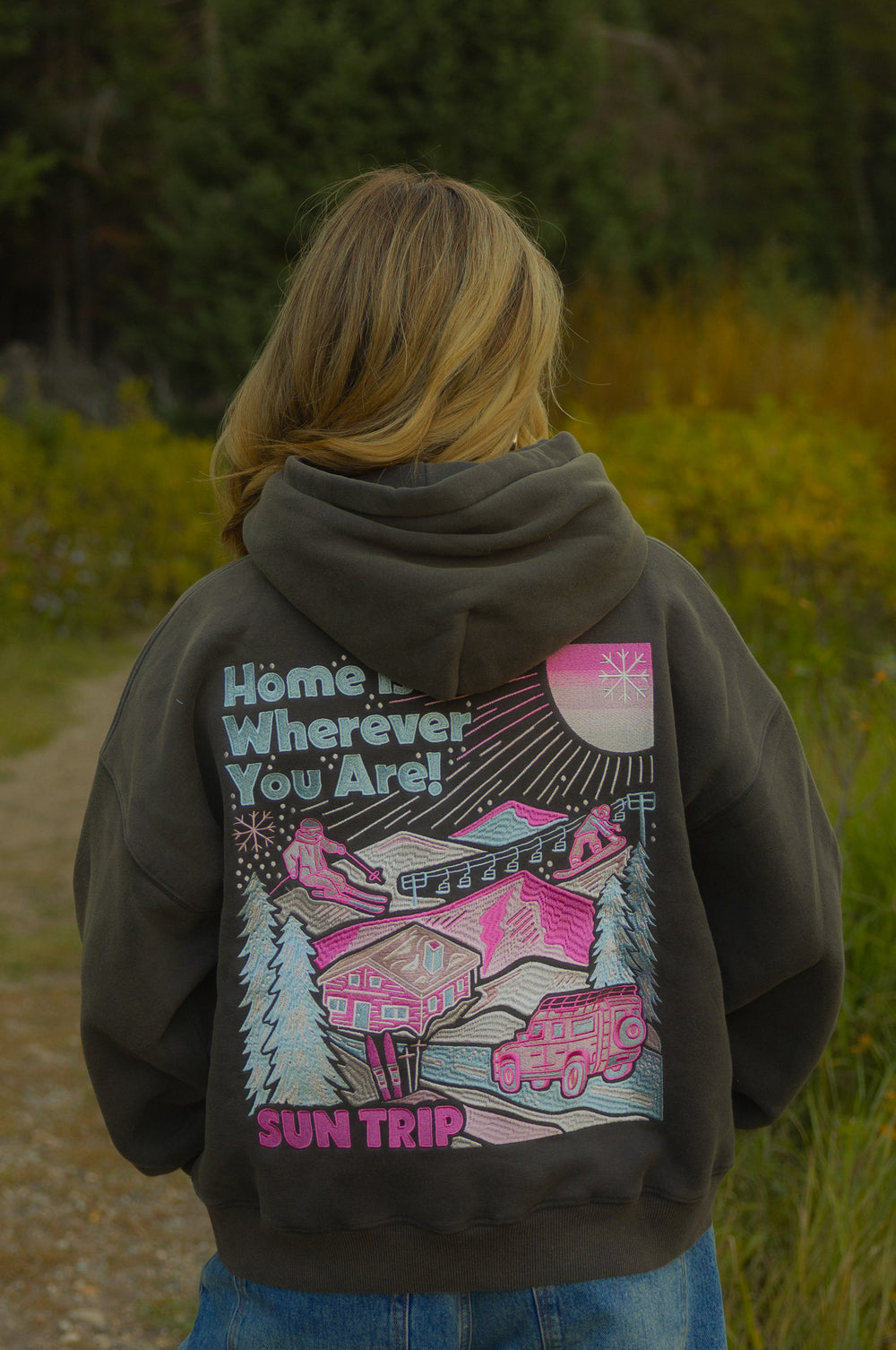 The Way Home Hoodie - Vintage Black