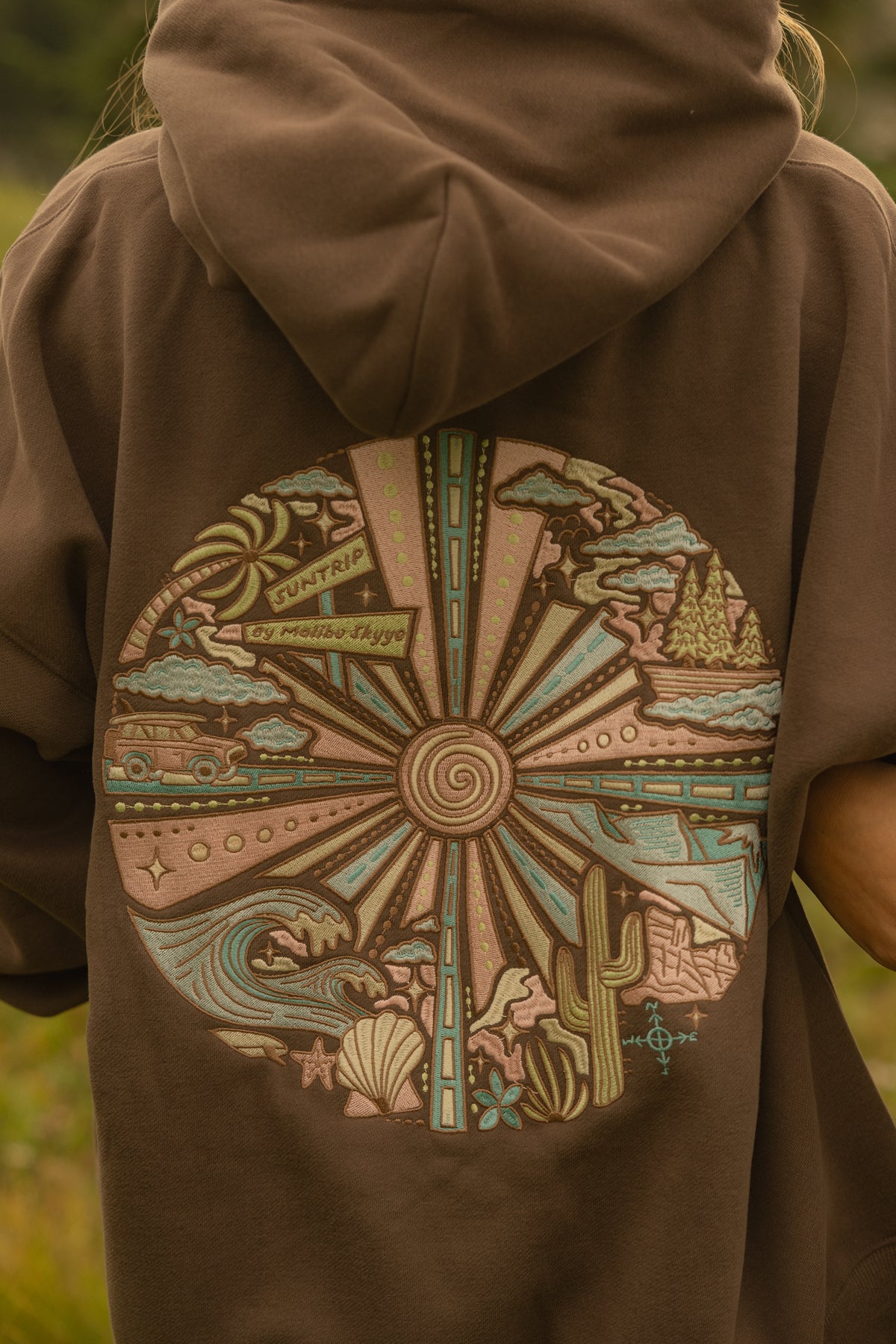 Around the Sun Hoodie - Cocoa