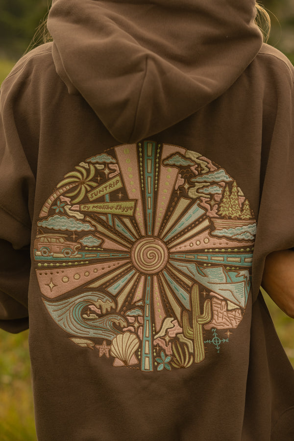Around the Sun Hoodie - Cocoa