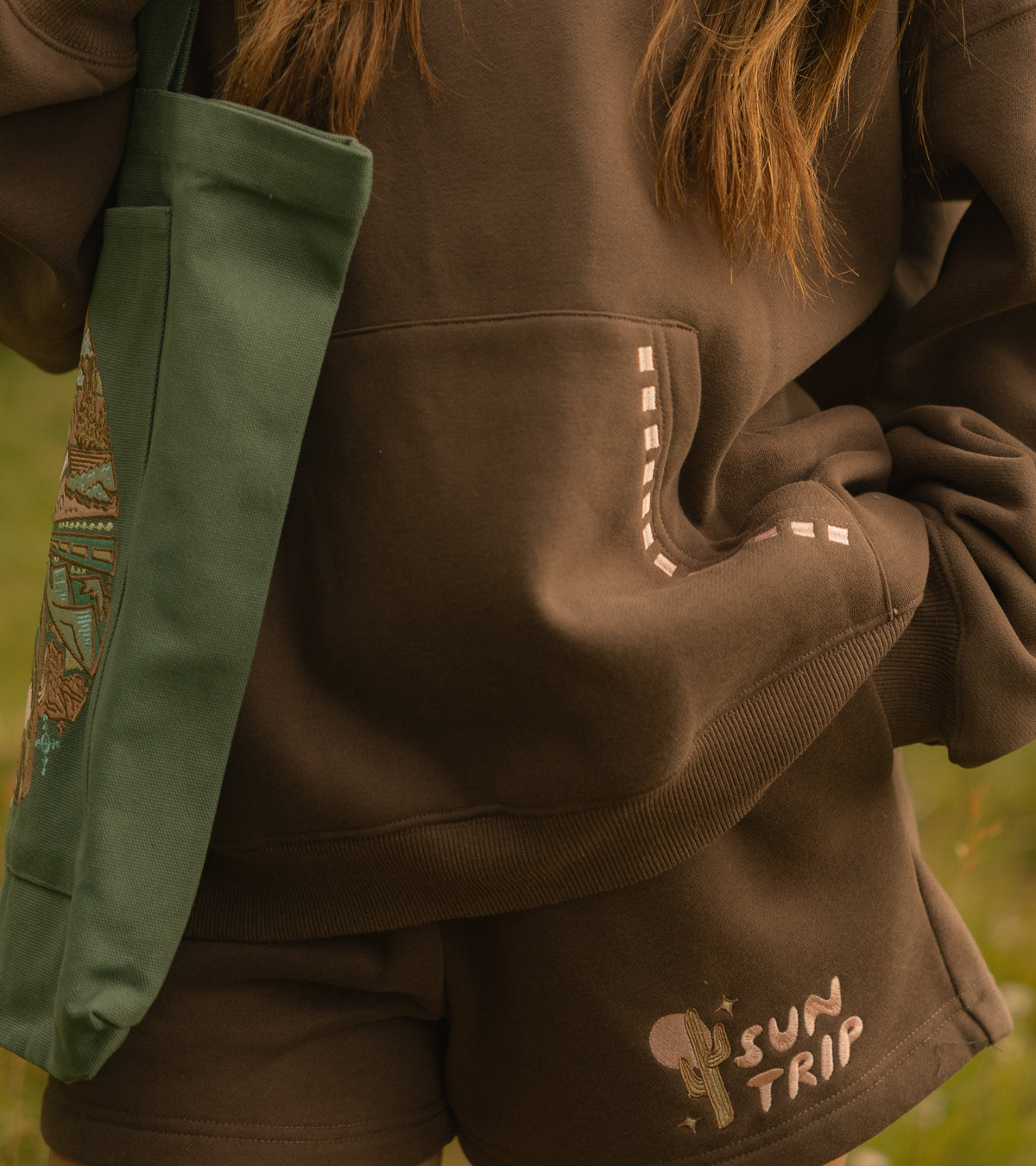 Around the Sun Shorts - Cocoa
