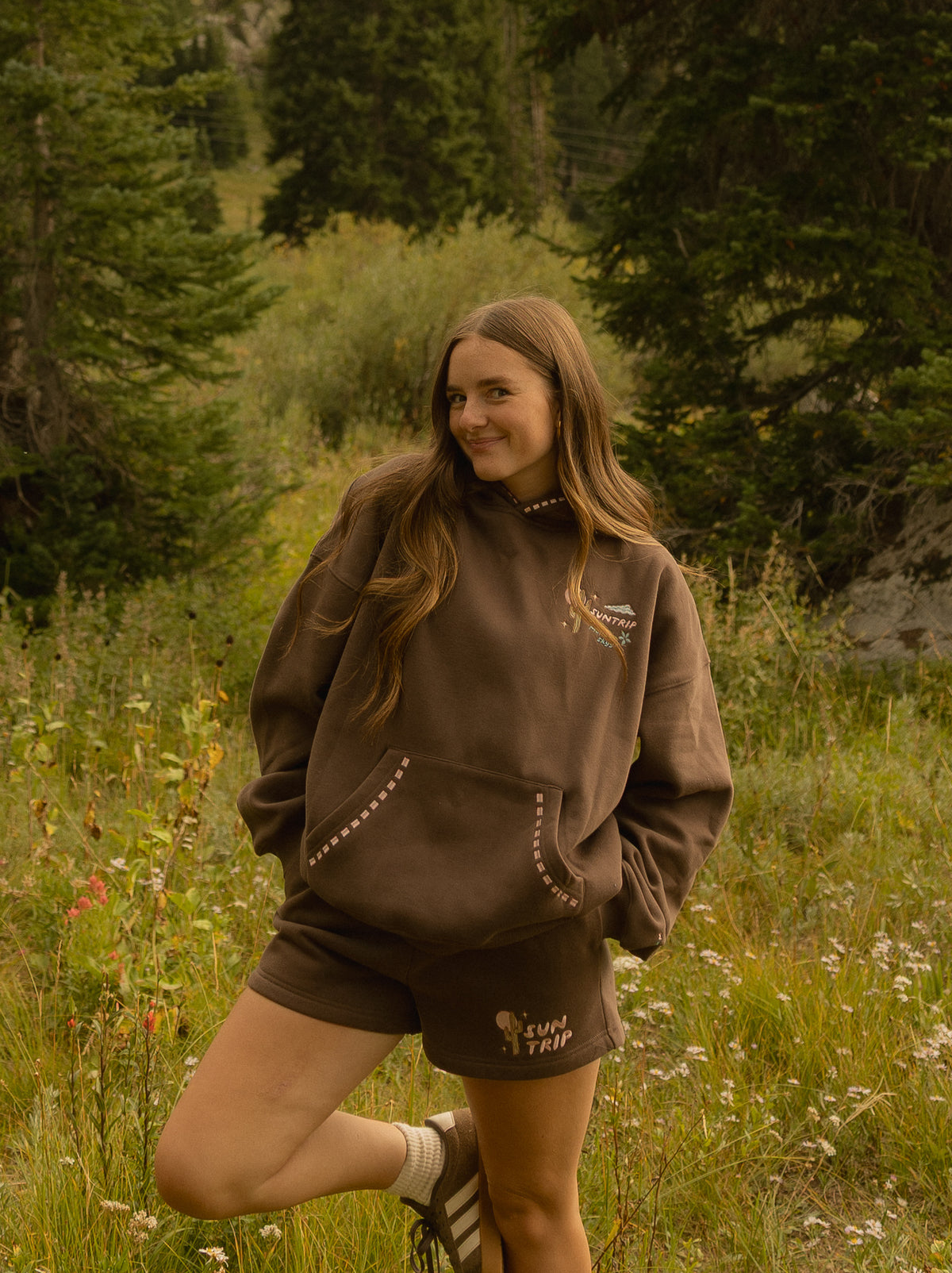Around the Sun Hoodie - Cocoa