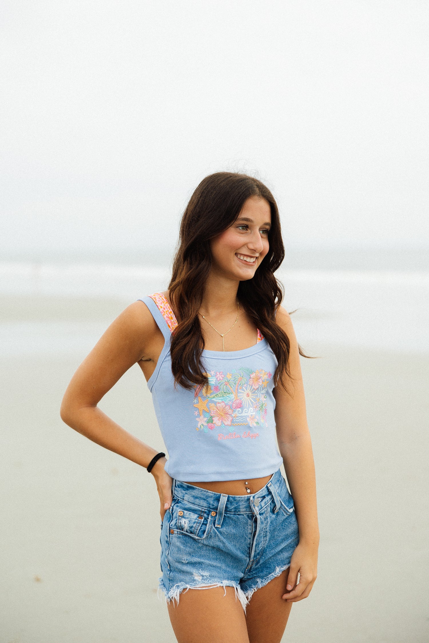 Pure Paradise Tank Top (Blue)