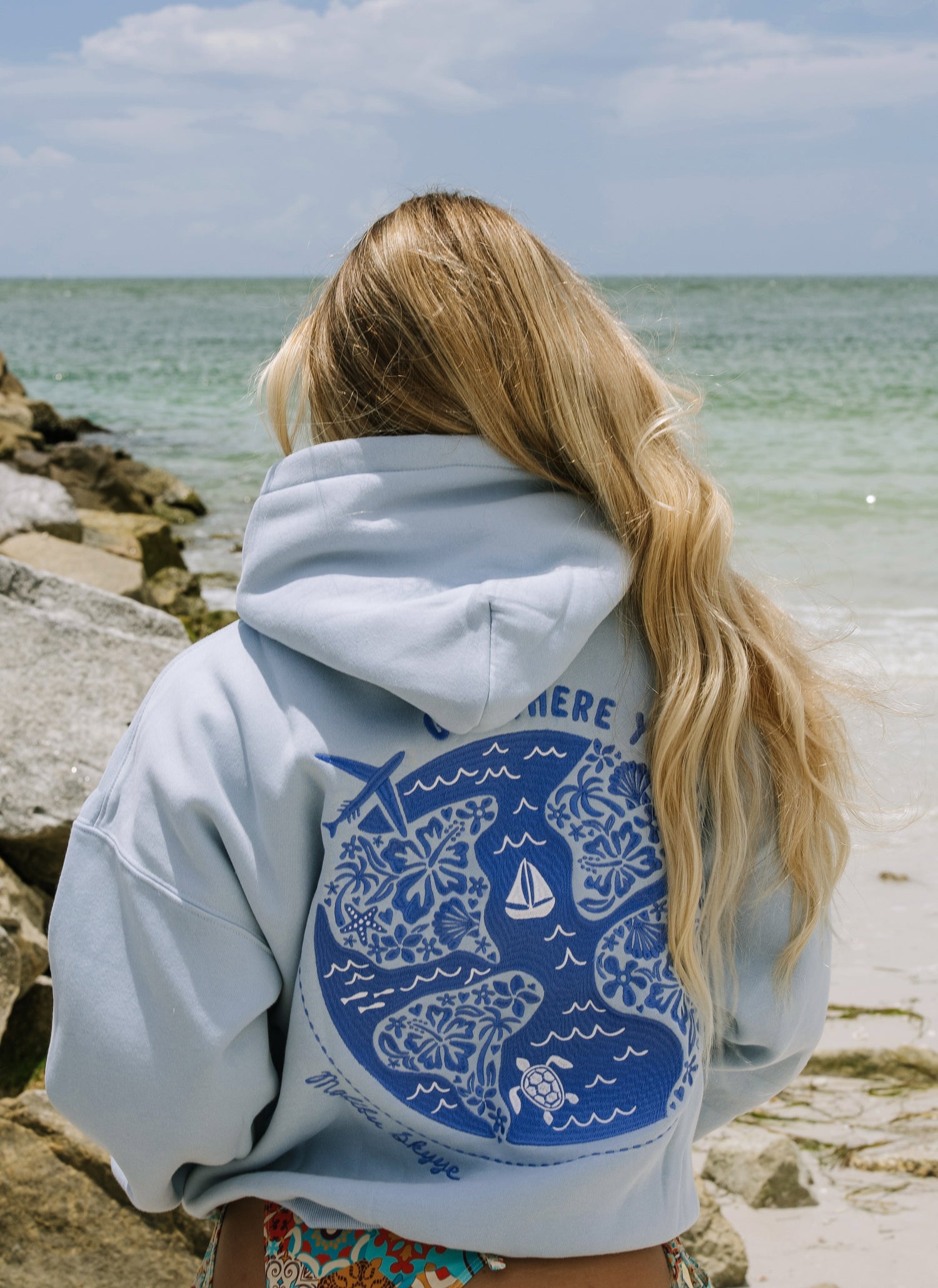 Feel Alive Hoodie (Blue Lagoon)
