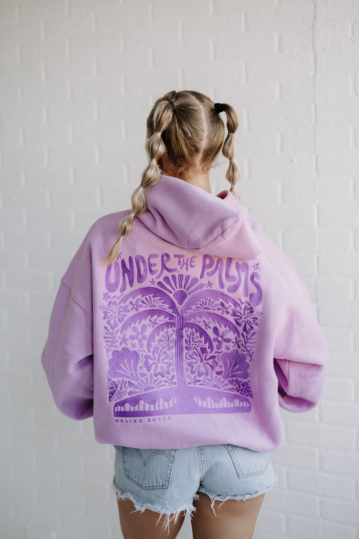 “Under the Palms” Hoodie - Purple