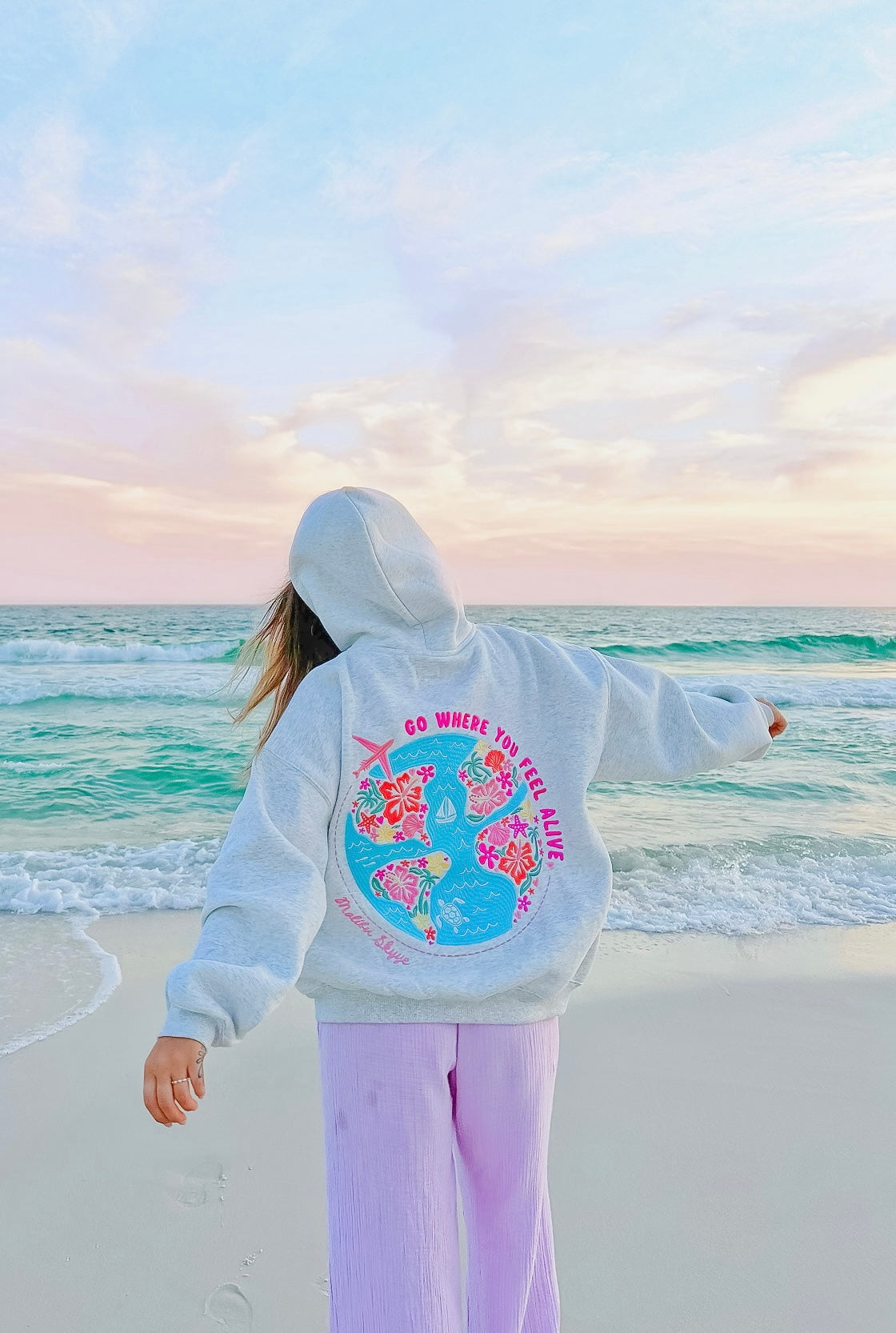 Feel Alive Hoodie - Heather Grey (PREORDER ships May 4th)