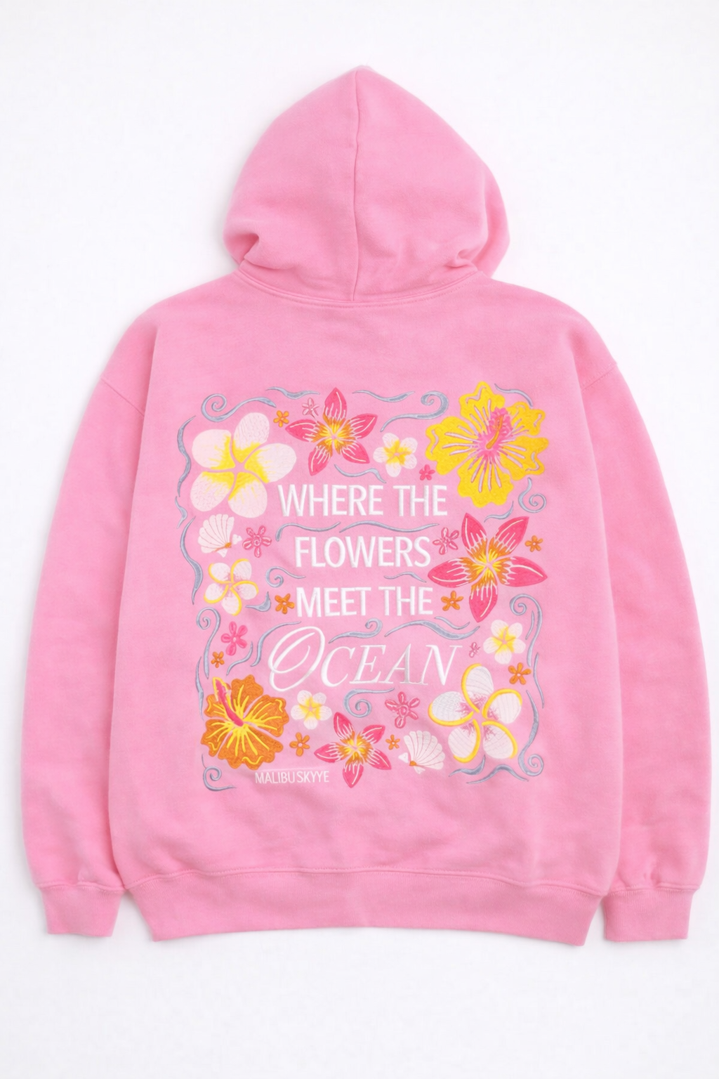 Where the Flowers Meet the Ocean (Bubblegum Pink)