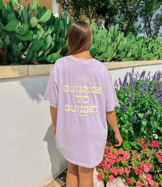 Sunrise to Sunset Tee - Orchid