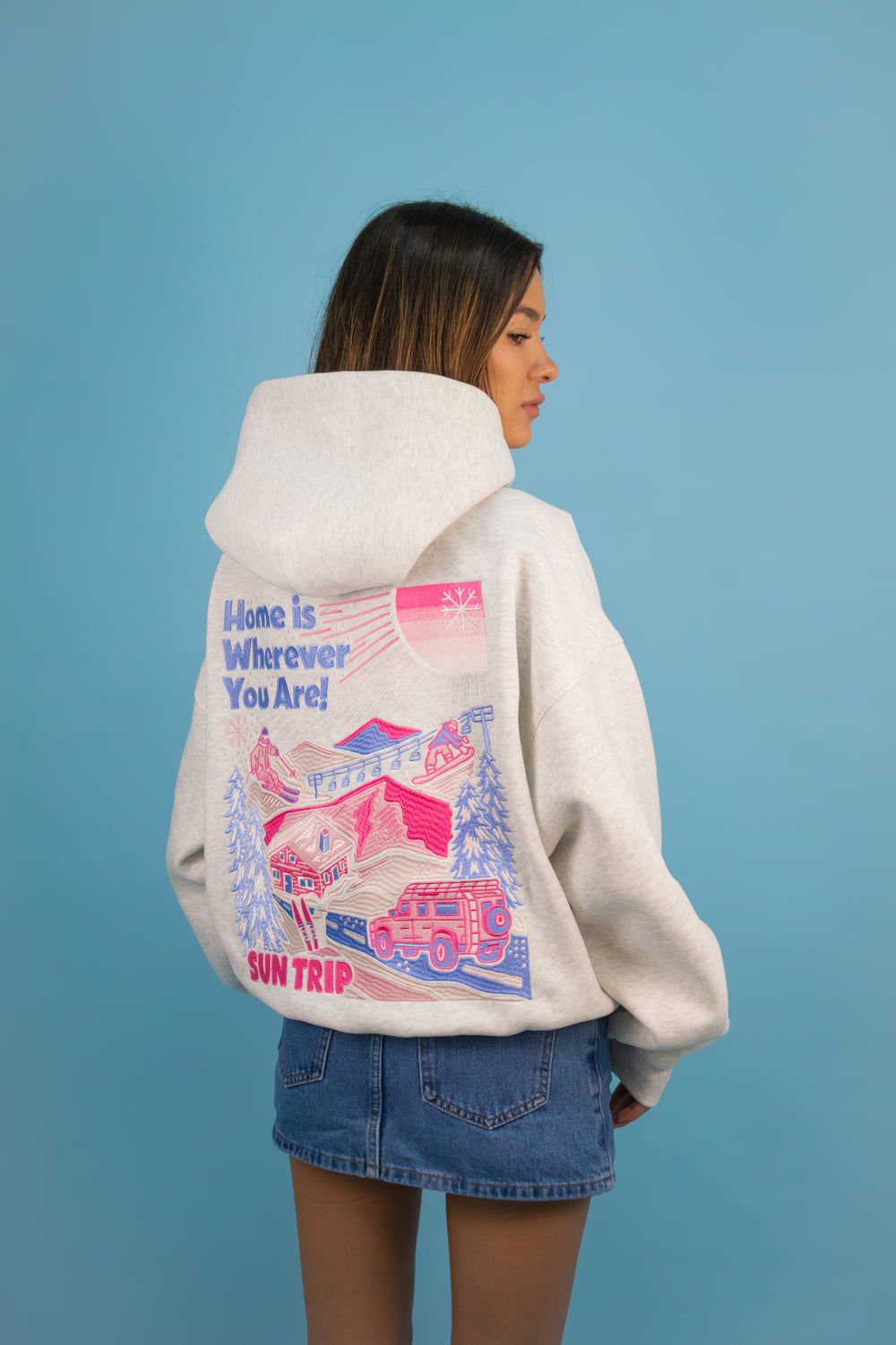 The Way Home Hoodie - Heather Grey