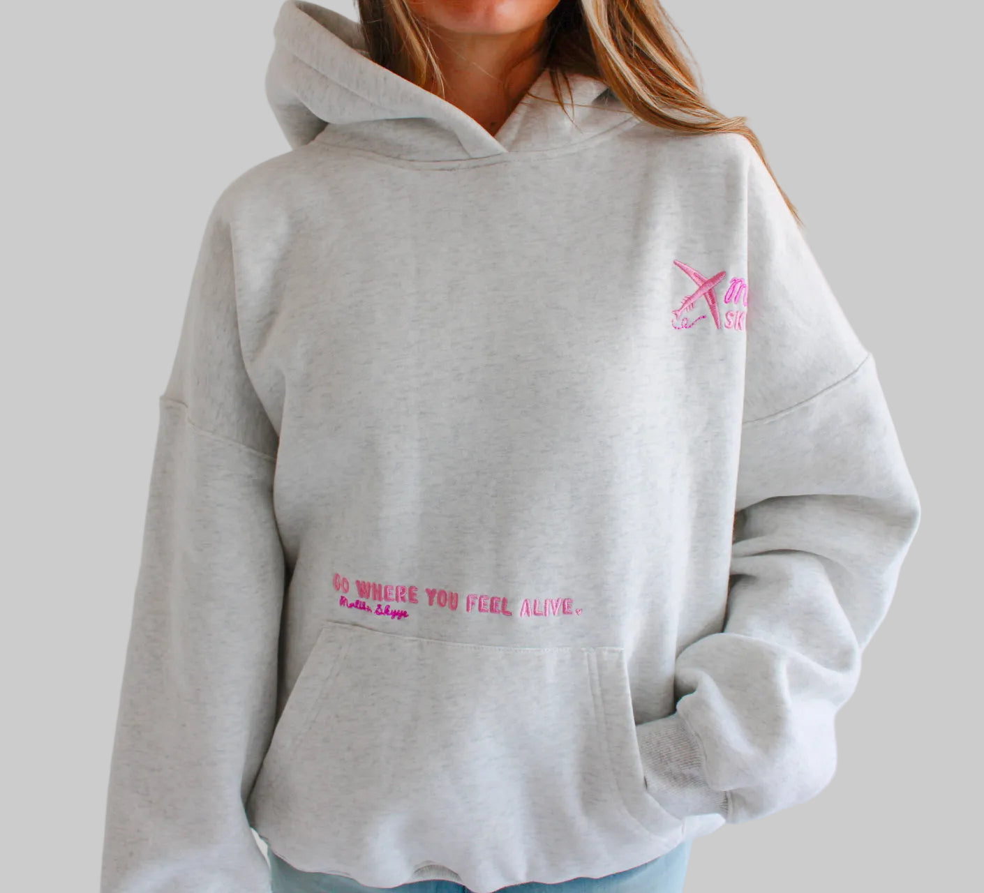 Feel Alive Hoodie - Heather Grey – Malibu Skyye