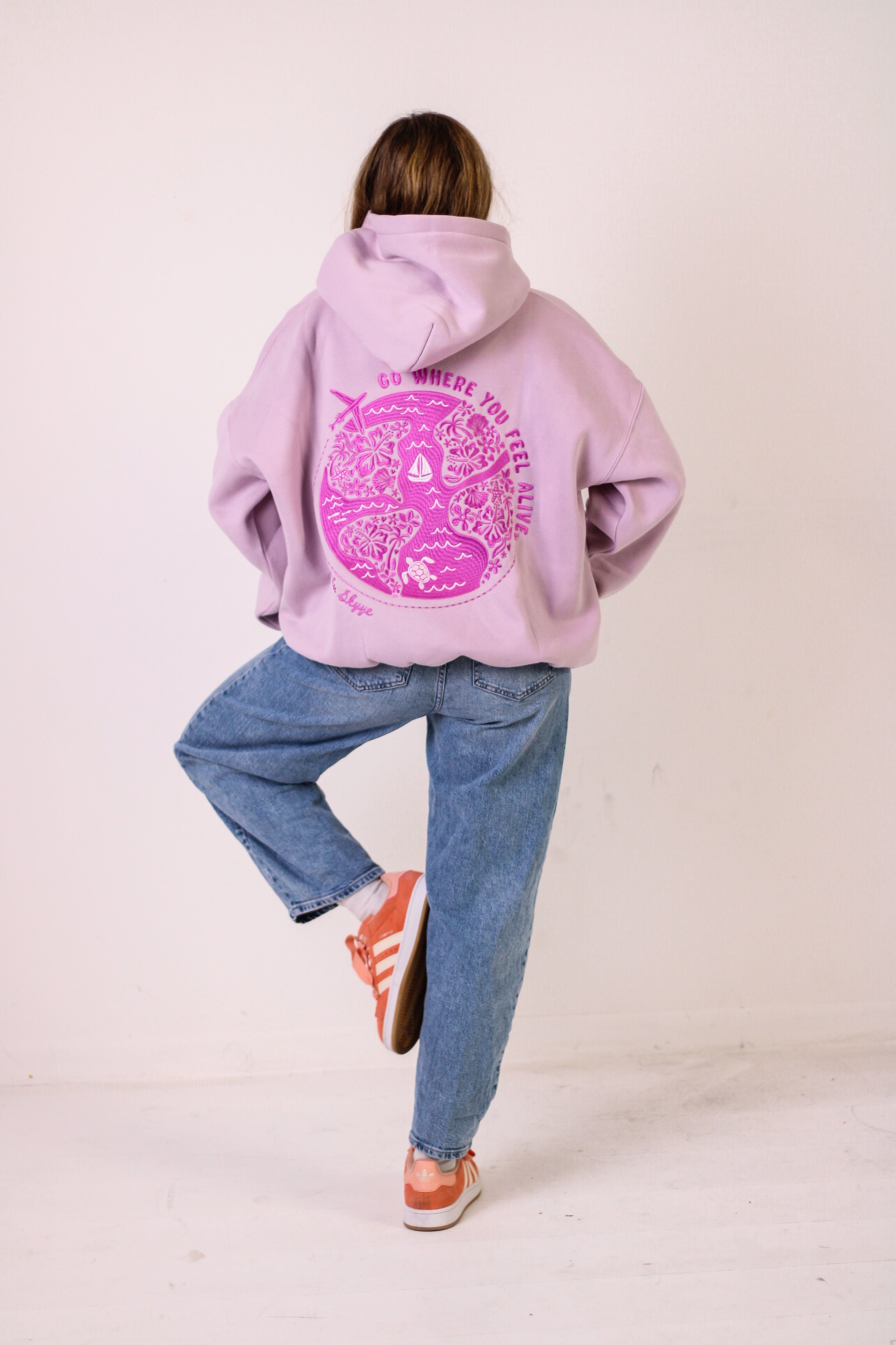 Feel Alive Hoodie (Sunset Orchid) – Malibu Skyye