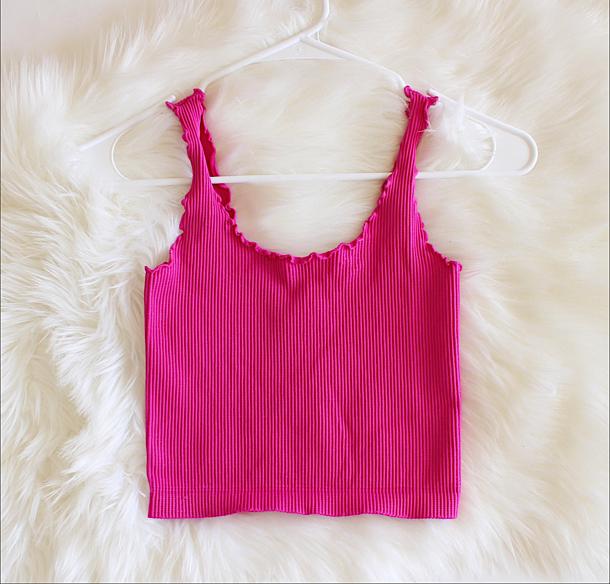 Seaside tank - Hot pink